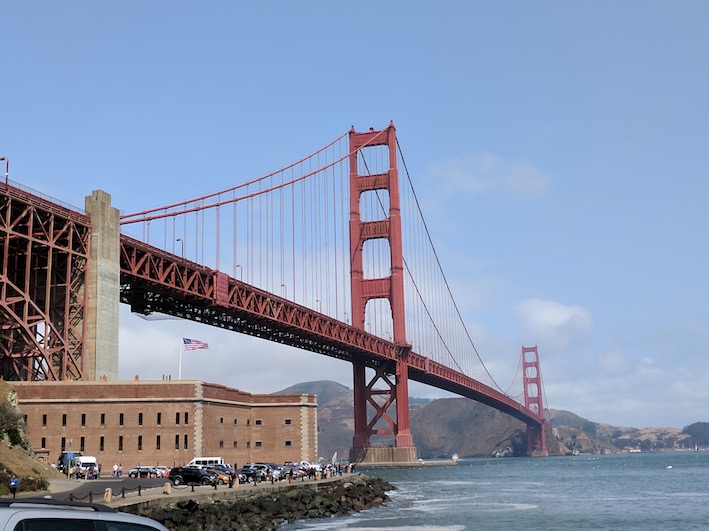 Sonntag – mit dem Rad über die Golden Gate Bridge