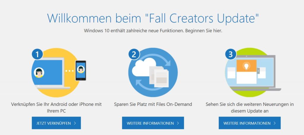 Fall Creator Update Windows