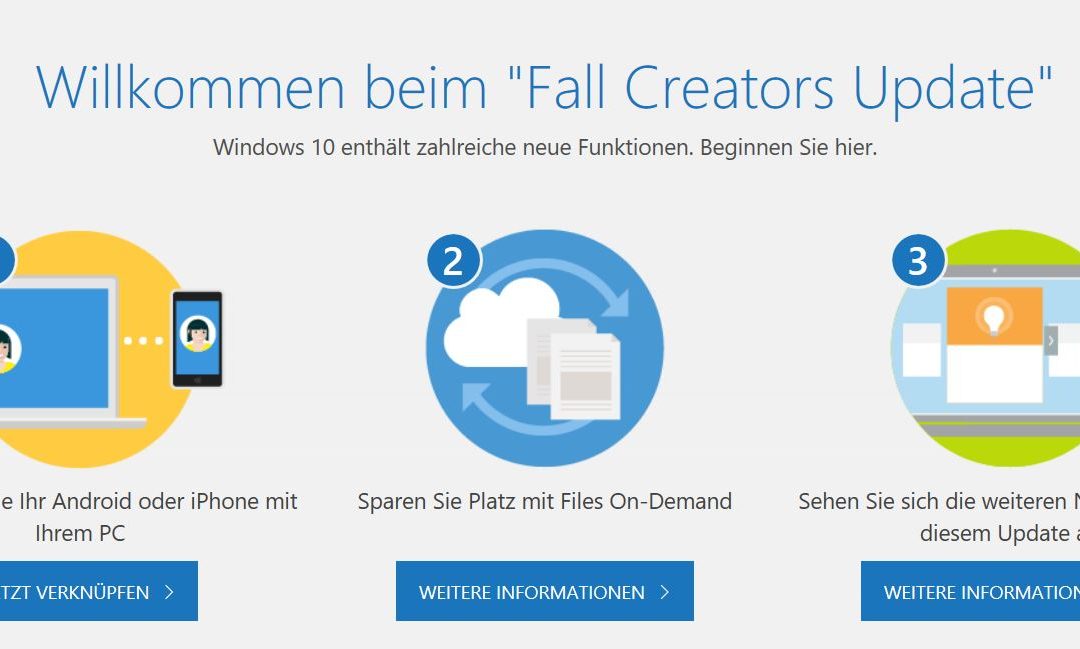 Fall Creator Update Windows