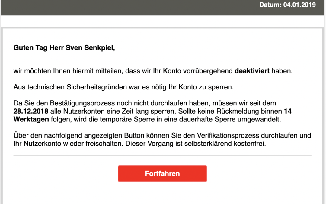 Pishing-Sparkasse