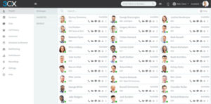Webclient der Telefonanlage für Desktop, Notebook und Browser