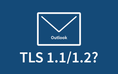 So lassen Sie Outlook eine Verbindung über TLS 1.1/1.2 herstellen