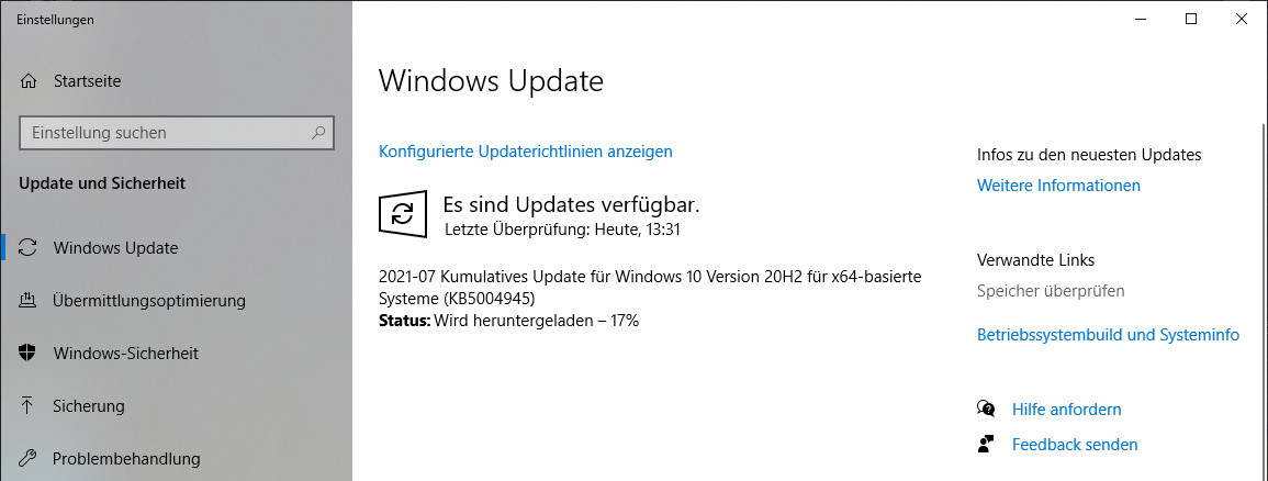 Windows 10 Update KB500945