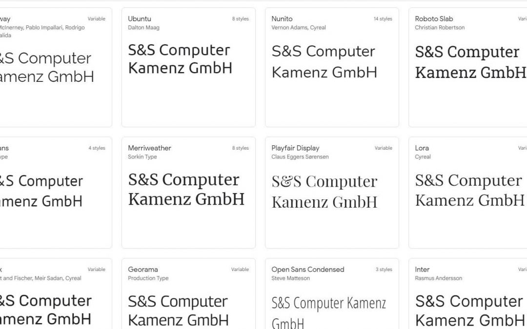 Google Fonts datenschutzkonform auf Website verwenden