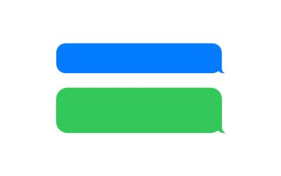 Warum sind Textnachrichten auf dem iPhone grün oder blau?